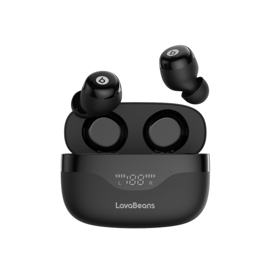 LavaBeans True Wireless Earbud Bluetooth 5.0 Stereo Bass Touch control In-Ear Headphones